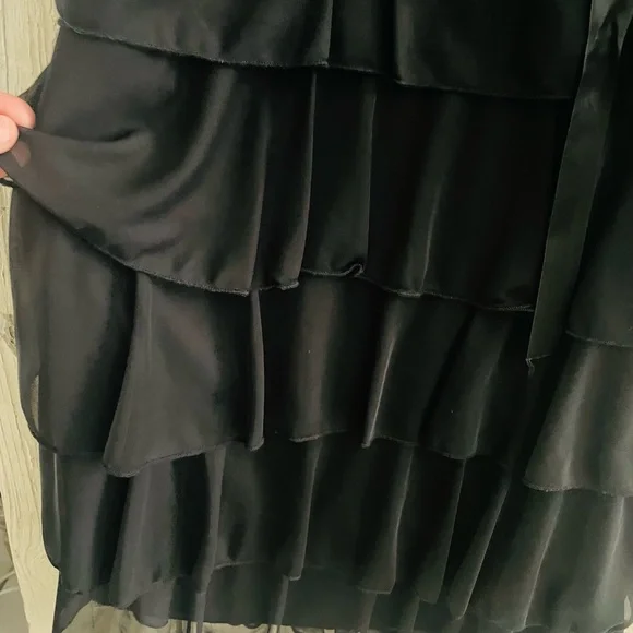 Charlotte Russe Spaghetti Strap Smocked Ruffle Muni Dress - Picture 3 of 7